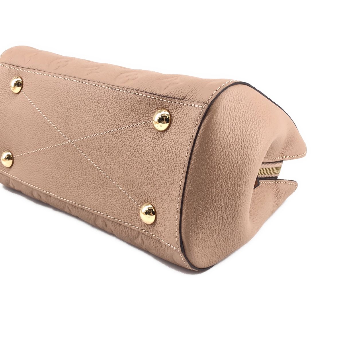 Louis Vuitton Monogram Empreinte Montaigne BB 2-Way Shoulder Bag Beige — view 6
