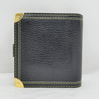 Louis Vuitton Compact Zip Suhali Black Gold Bifold — view 2