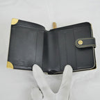 Louis Vuitton Compact Zip Suhali Black Gold Bifold — view 5