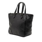 Gucci Micro Guccissima 2-Way Shoulder Bag Black Leather — view 2