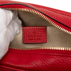 Gucci Soho Interlocking Tassel Disco Bag Red Leather — view 5