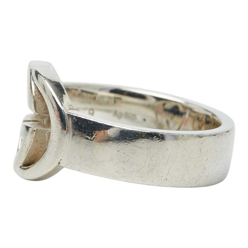 Gucci Interlocking Ring Silver — view 4