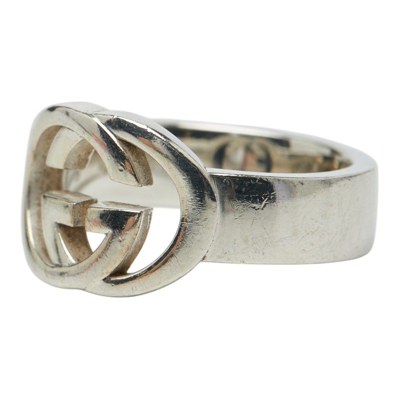 Gucci Interlocking Ring Silver — view 2