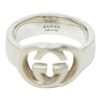 Gucci Interlocking Ring Silver — view 7