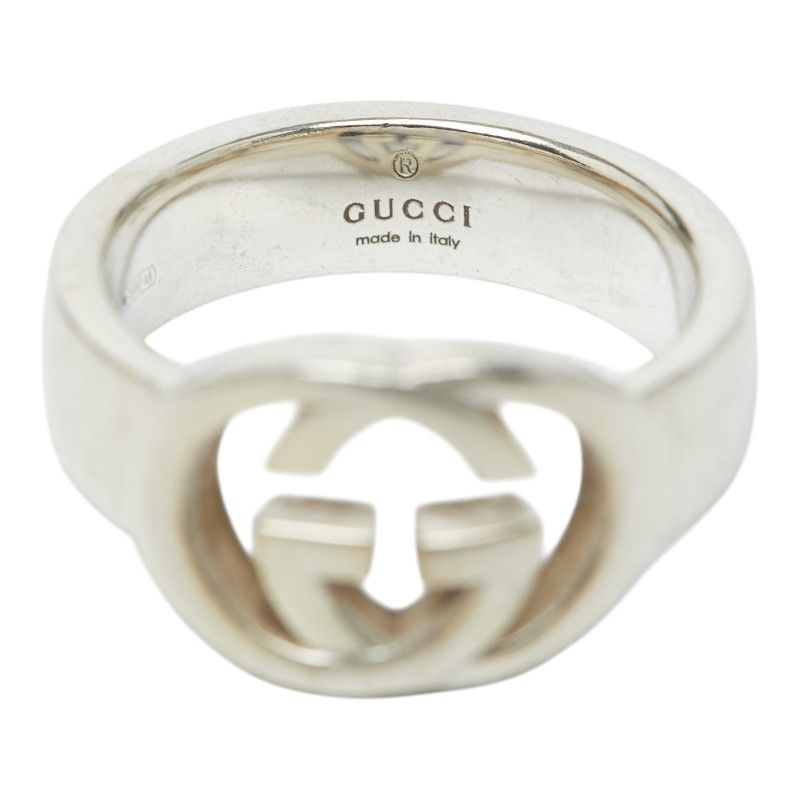 Gucci Interlocking Ring Silver — view 7