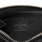Louis Vuitton Taiga Porte Monnaie Jour Coin Purse L-shaped Zipper Noir Black — view 5