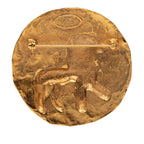 Chanel Lion CC Logo Vintage Brooch Gold Plated — view 2