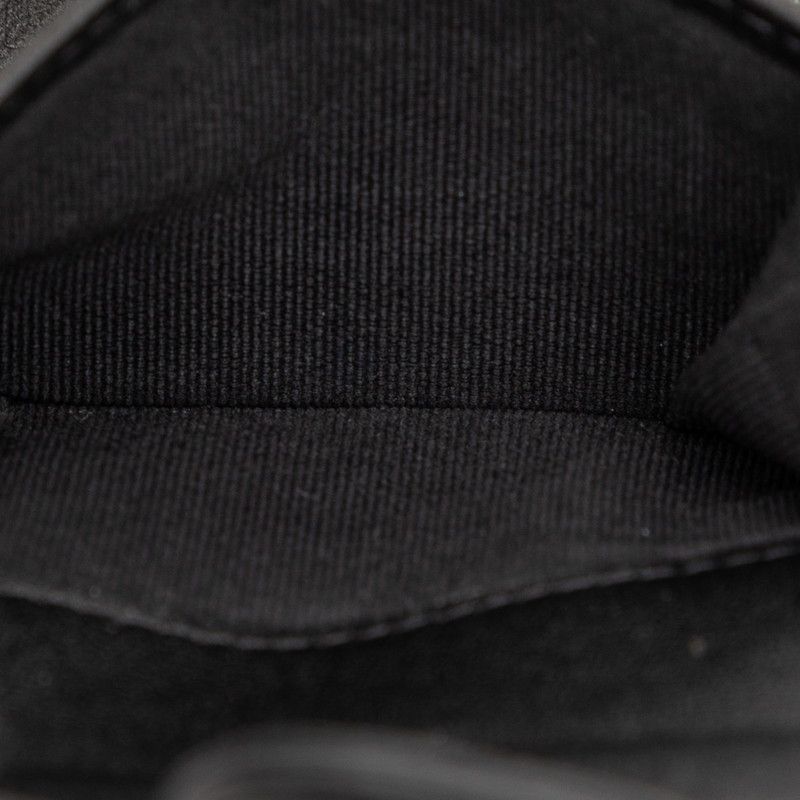 Chanel CC Logo Quilted Black Lambskin — view 5