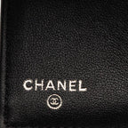 Chanel CC Logo Quilted Black Lambskin — view 6