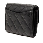Chanel CC Logo Quilted Black Lambskin — view 2