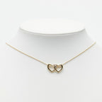 Dior Heart Motif Pendant Necklace 18K Yellow Gold — view 6