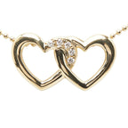 Dior Heart Motif Pendant Necklace 18K Yellow Gold — view 3