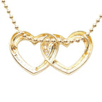 Dior Heart Motif Pendant Necklace 18K Yellow Gold — view 4