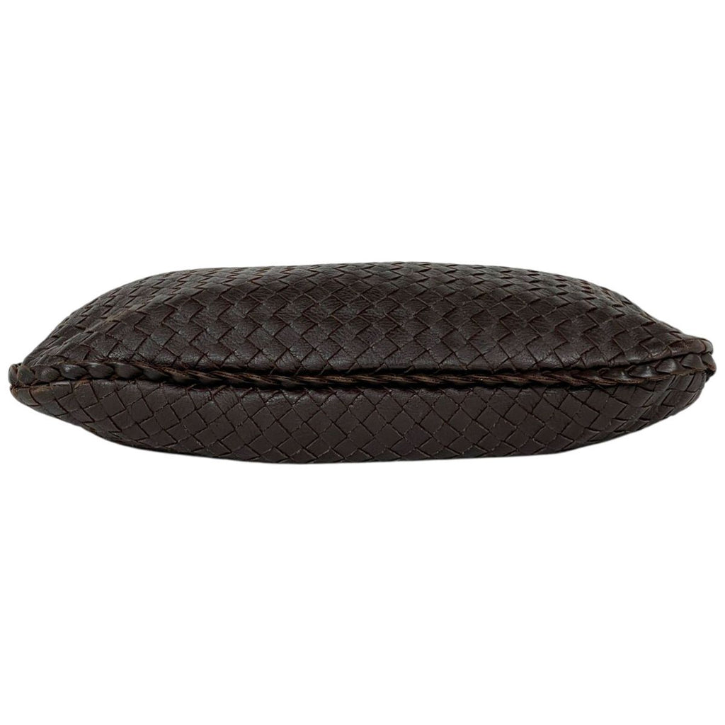 Bottega Veneta Intrecciato Shoulder Bag Leather Brown — view 5
