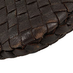 Bottega Veneta Intrecciato Shoulder Bag Leather Brown — view 6