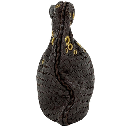 Bottega Veneta Intrecciato Shoulder Bag Leather Brown — view 2