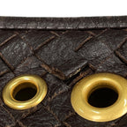 Bottega Veneta Intrecciato Shoulder Bag Leather Brown — view 7