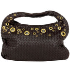 Bottega Veneta Intrecciato Shoulder Bag Leather Brown — view 3