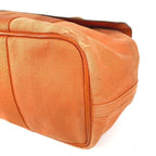 Hermes Handbag Valparaiso MM Toile Chevron Orange — view 6