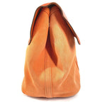 Hermes Handbag Valparaiso MM Toile Chevron Orange — view 4
