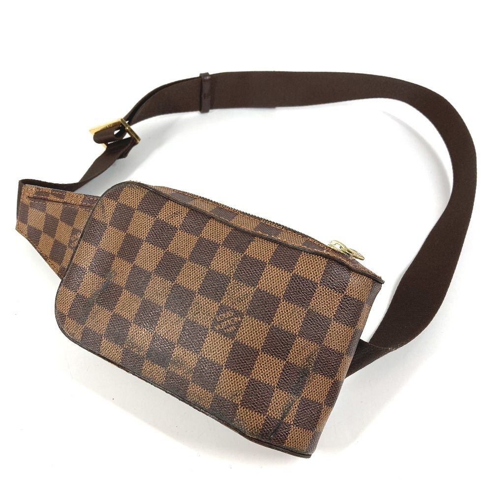 Louis Vuitton Belt Bag Geronimos Vintage Damier Canvas Ebene Brown — view 3