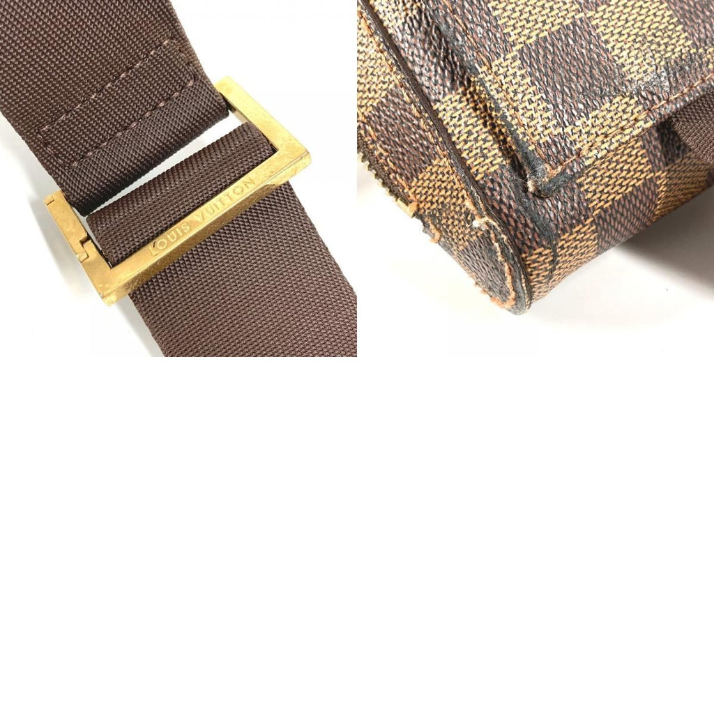 Louis Vuitton Belt Bag Geronimos Vintage Damier Canvas Ebene Brown — view 9