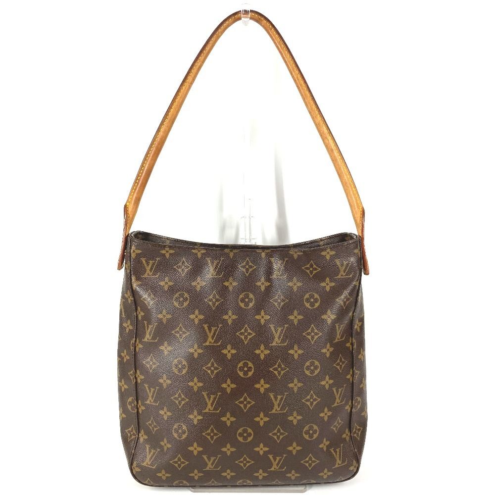 Louis Vuitton Shoulder Bag Looping GM Monogram Canvas Brown — view 2