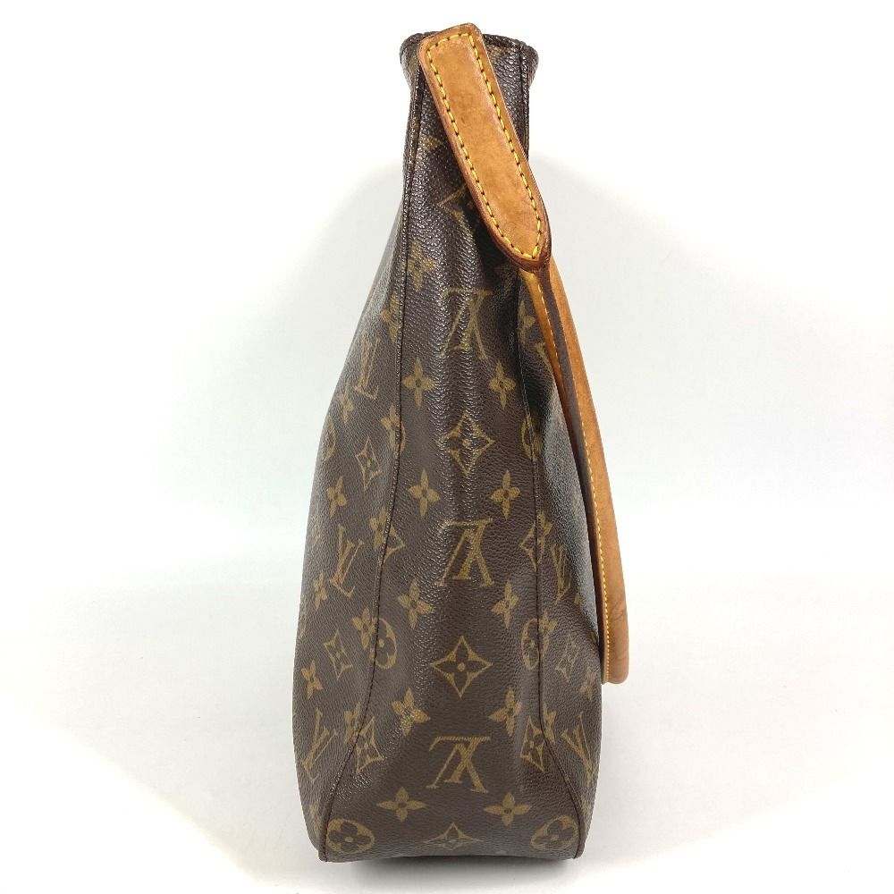 Louis Vuitton Shoulder Bag Looping GM Monogram Canvas Brown — view 3
