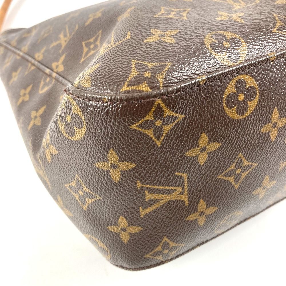 Louis Vuitton Shoulder Bag Looping GM Monogram Canvas Brown — view 7