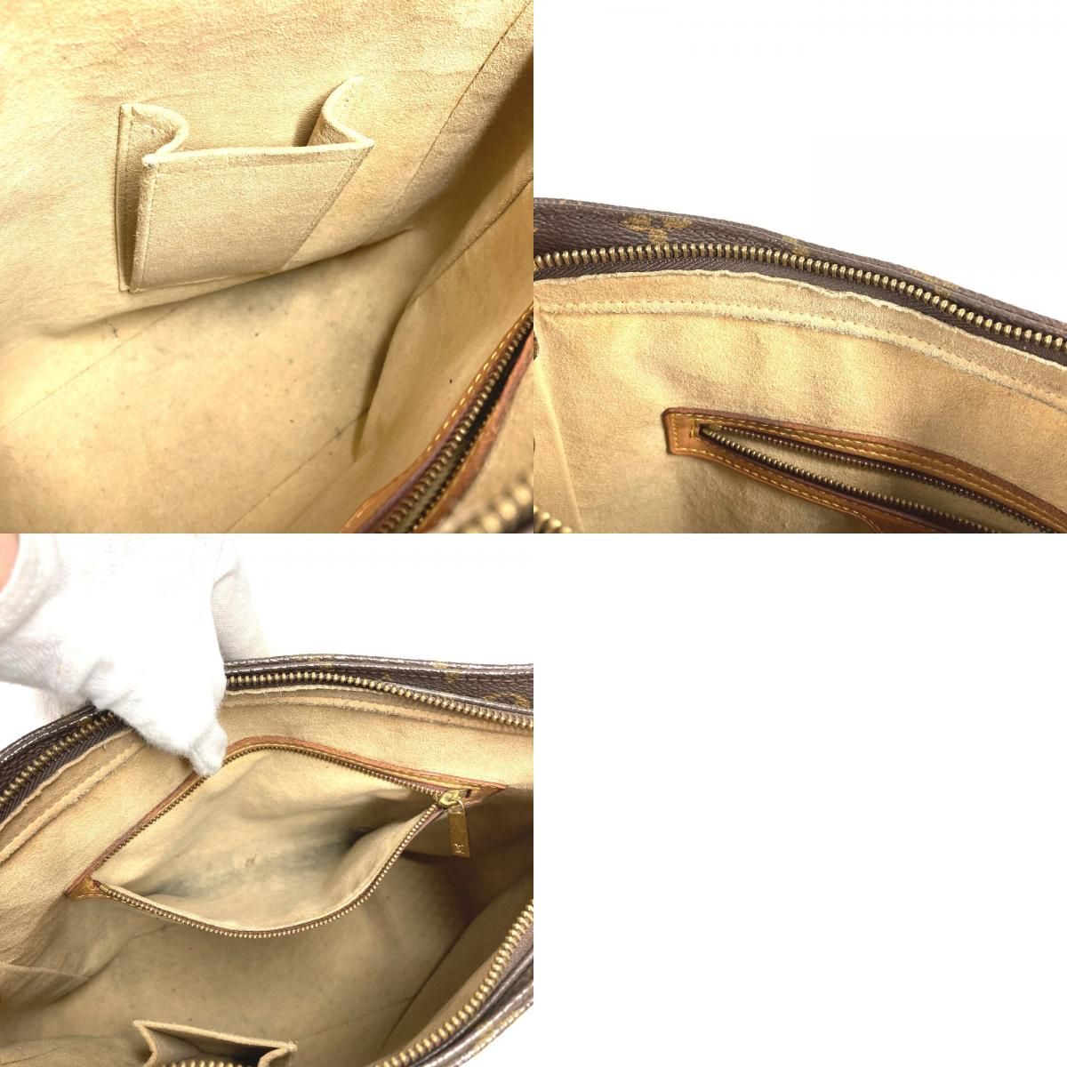 Louis Vuitton Shoulder Bag Looping GM Monogram Canvas Brown — view 9