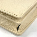 Gucci Wallet Interlocking Soho Leather Ivory — view 6