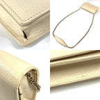 Gucci Wallet Interlocking Soho Leather Ivory — view 7
