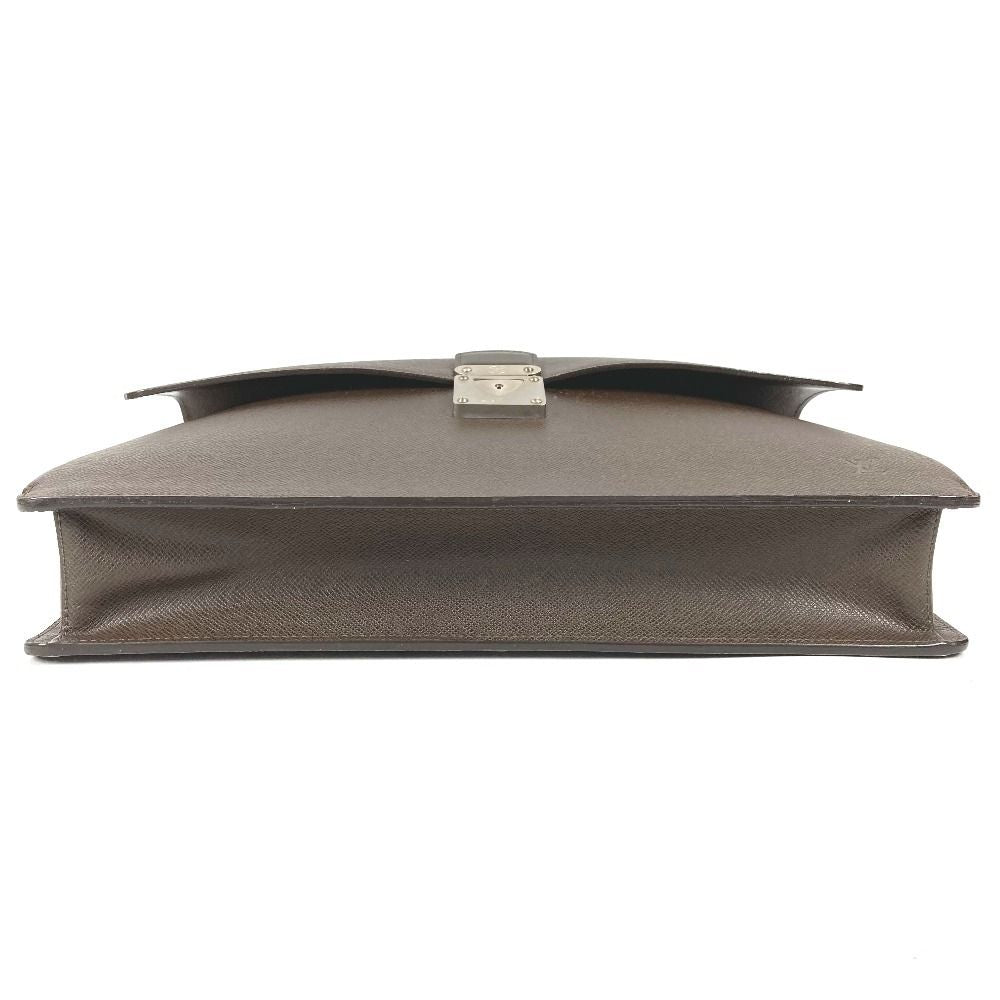 Louis Vuitton Business Bag Lagito Taiga Leather Grizzly Brown — view 5