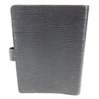 Louis Vuitton Notebook Cover Agenda MM Epi Leather Black — view 2