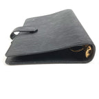 Louis Vuitton Notebook Cover Agenda MM Epi Leather Black — view 4