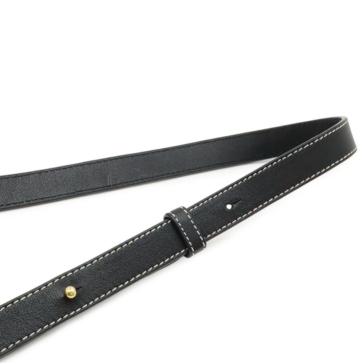 Loewe Anagram T Bucket Small 2-Way Shoulder Bag Leather Black Navy — view 5