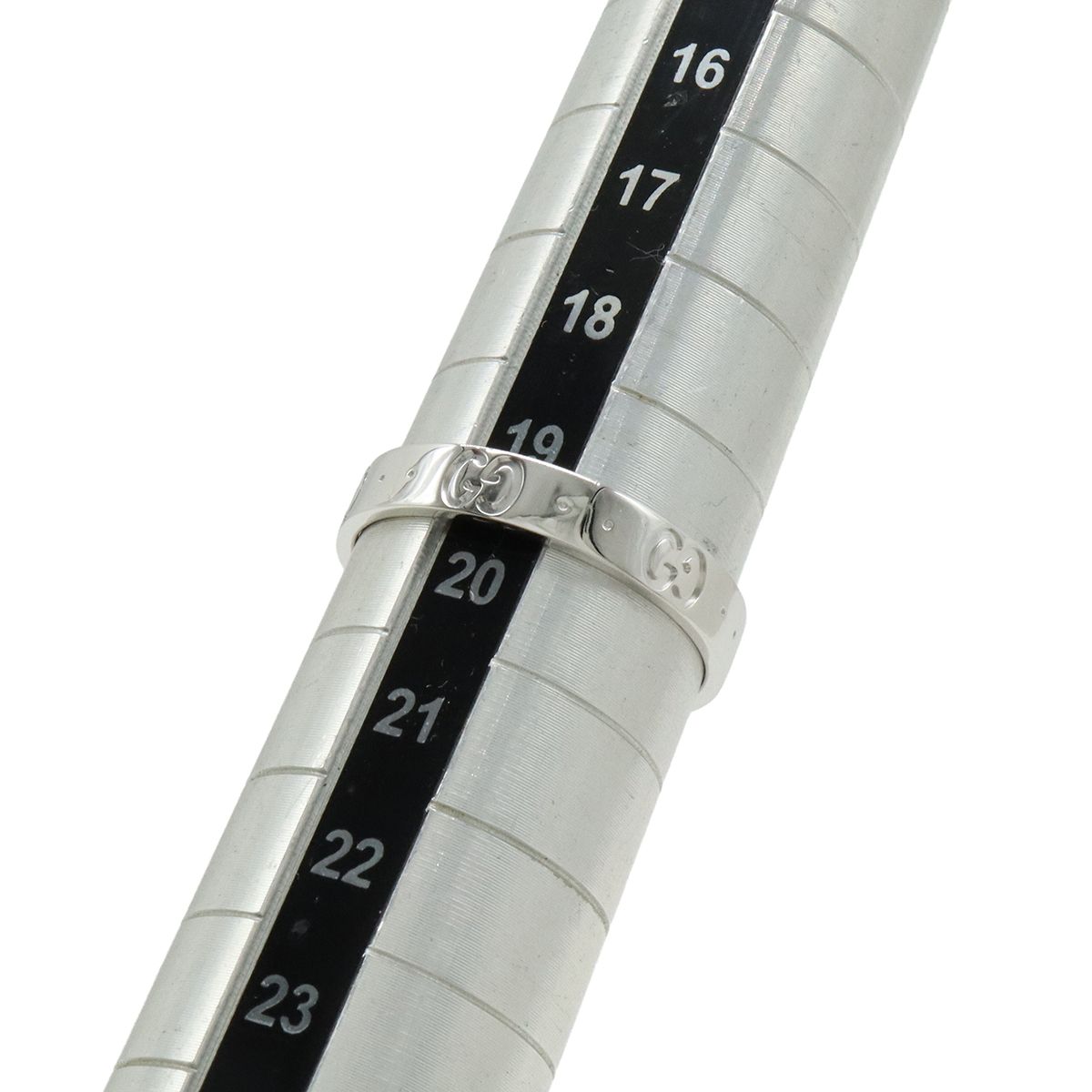 Gucci Icon Ring GG Ring 18K White Gold — view 6