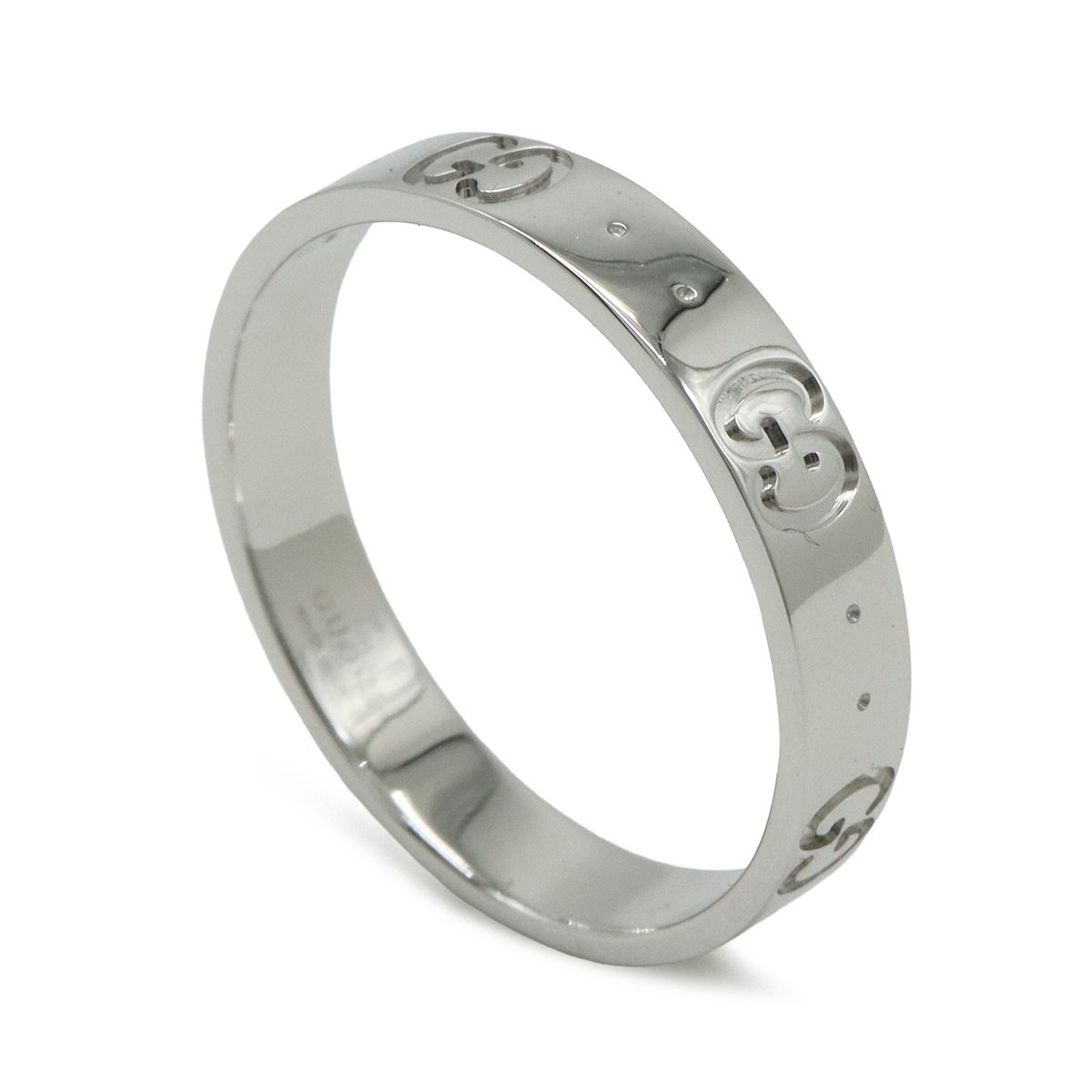Gucci Icon Ring GG Ring 18K White Gold — view 2