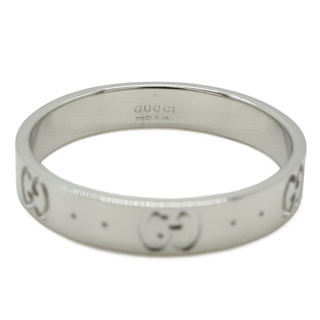Gucci Icon Ring GG Ring 18K White Gold — view 5