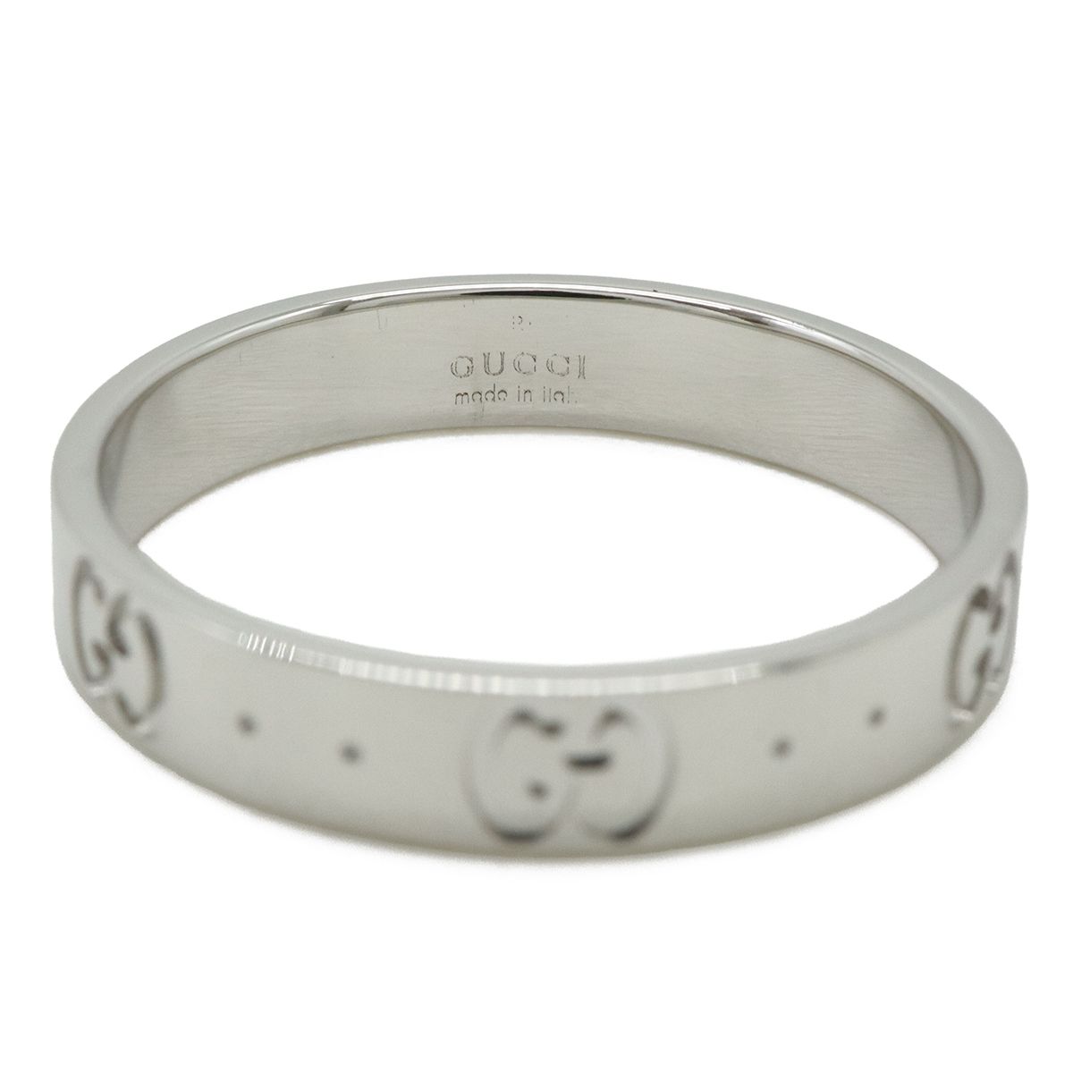 Gucci Icon Ring GG Ring 18K White Gold — view 5