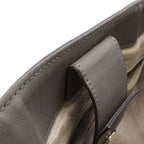 Gucci Micro Guccissima Tote 2-Way Shoulder Bag Leather Gray Gold — view 9