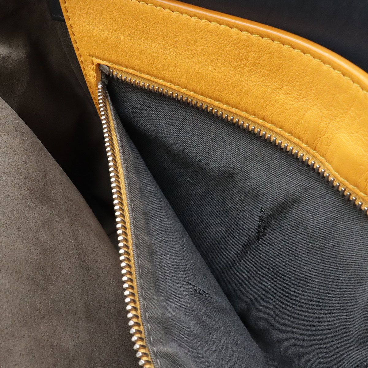 Fendi Com 2-Way Shoulder Bag Leather Navy Blue — view 9