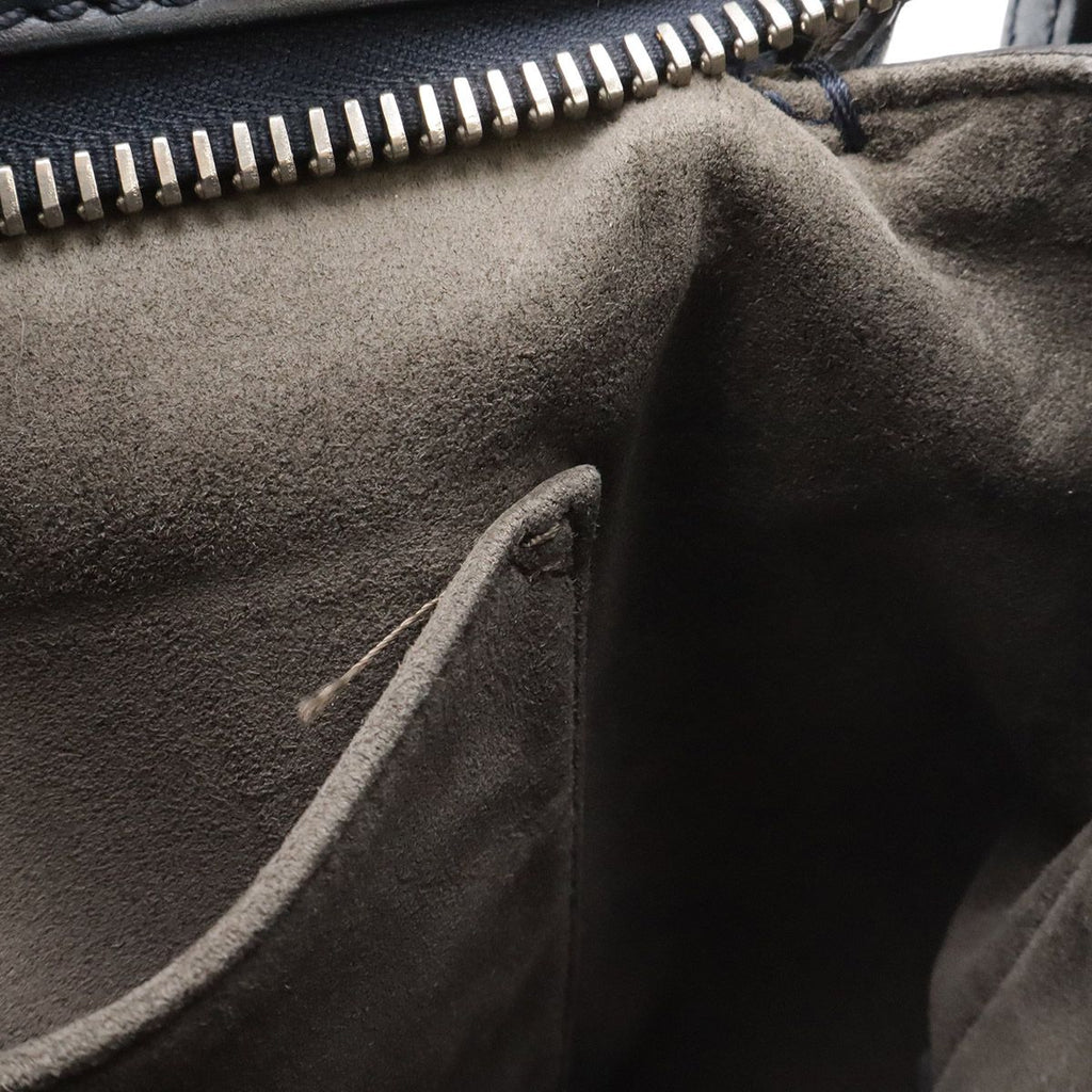 Fendi Com 2-Way Shoulder Bag Leather Navy Blue — view 7