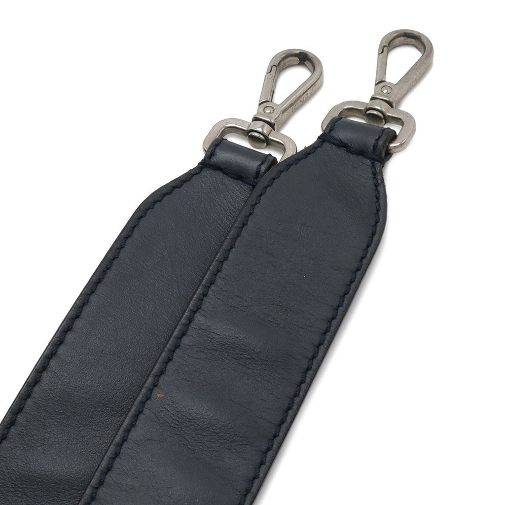 Fendi Com 2-Way Shoulder Bag Leather Navy Blue — view 4