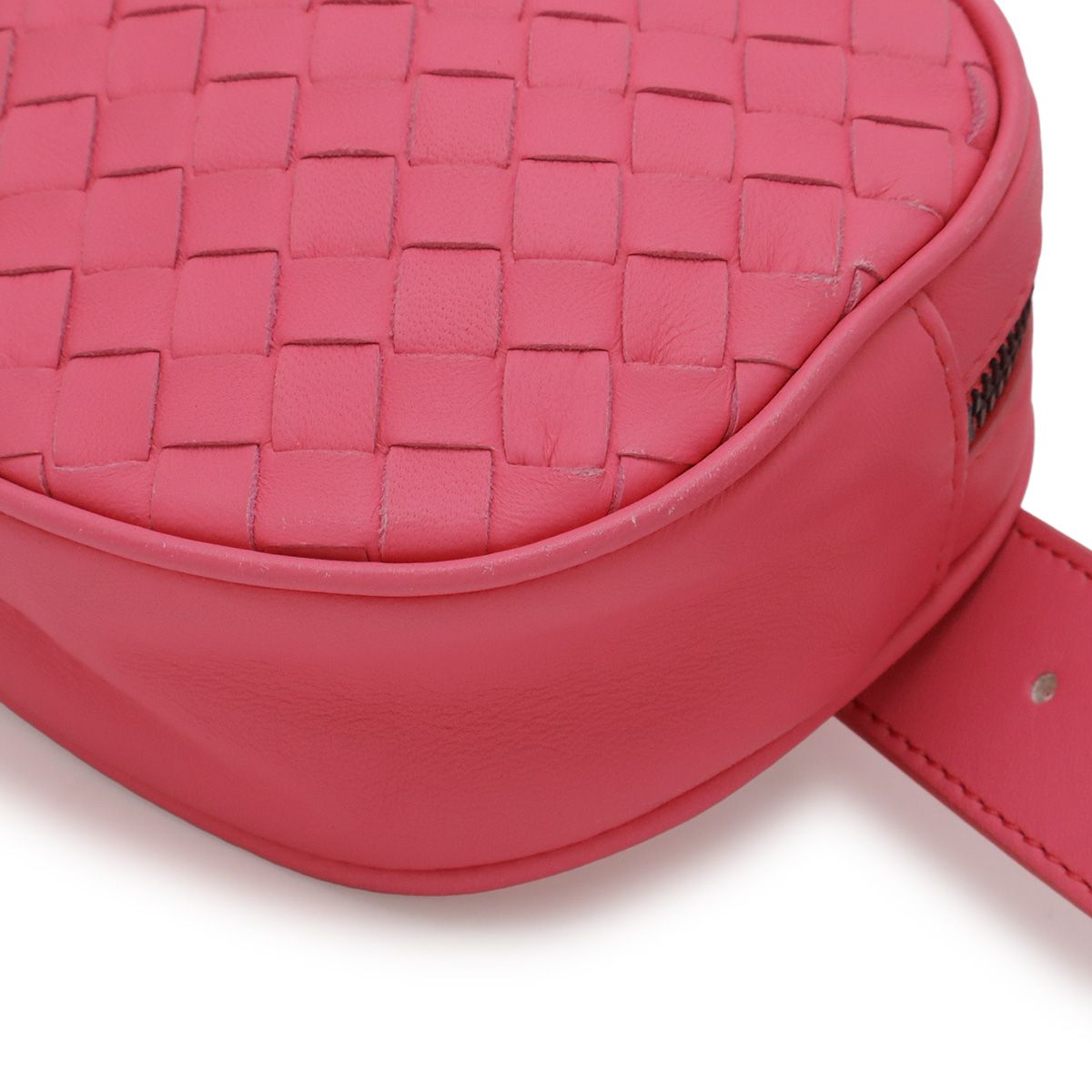 Bottega Veneta Intrecciato Belt Bag Leather Pink — view 3