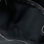 Hermes Saxo MM Handbag Toile Ash Beige Black Silver — view 7