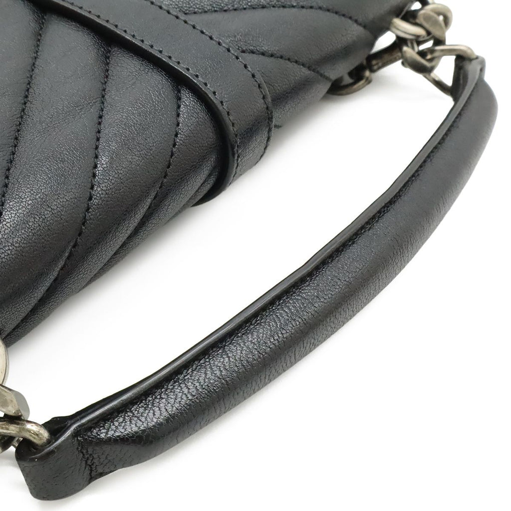 Saint Laurent Paris YSL Yves Carre Handbag 2-Way Chain — view 5
