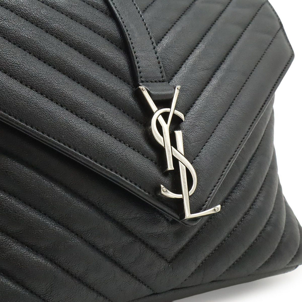 Saint Laurent Paris YSL Yves Carre Handbag 2-Way Chain — view 8