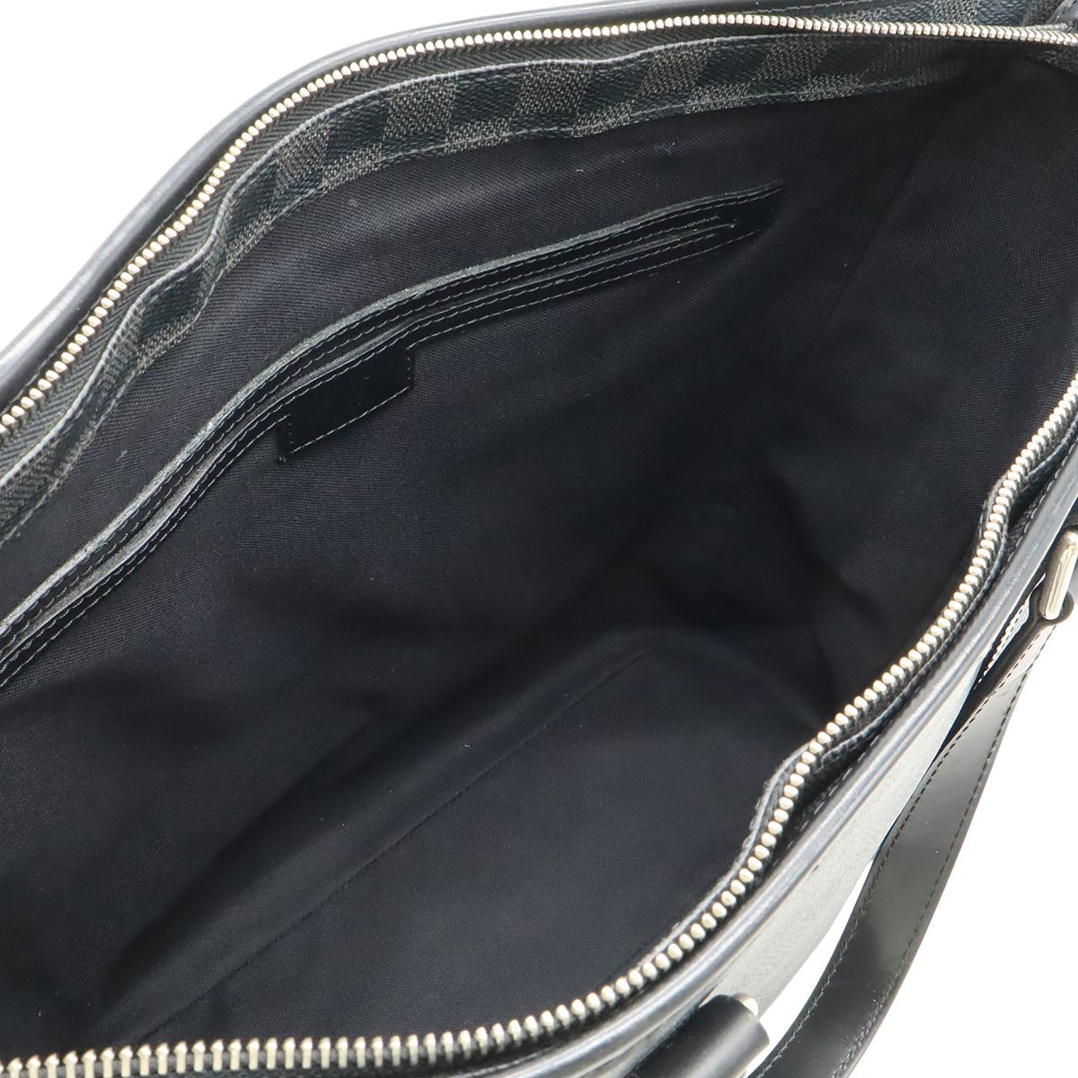 Louis Vuitton Damier Graphite Tadao Tote Business Briefcase 2-Way Black Gray — view 7