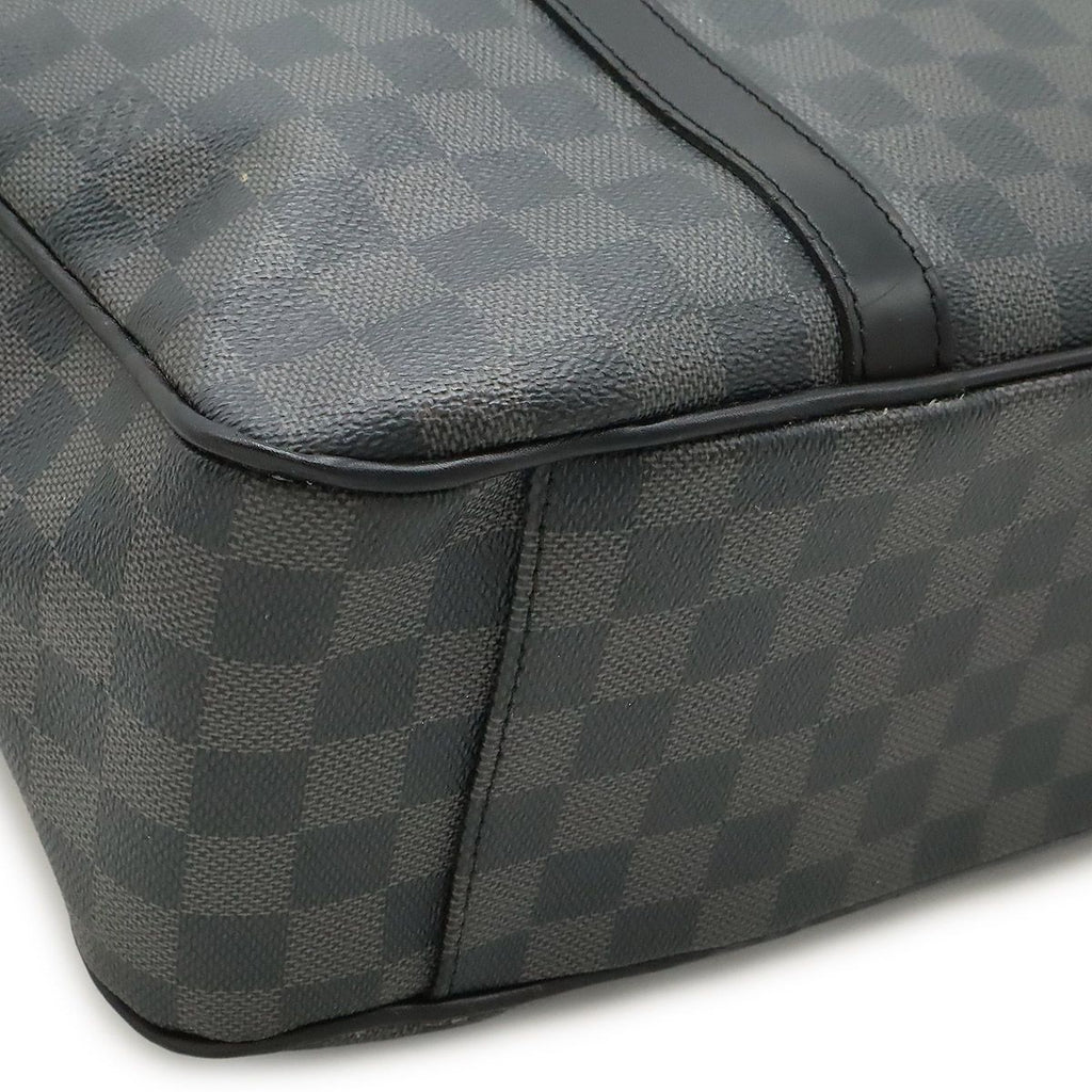 Louis Vuitton Damier Graphite Tadao Tote Business Briefcase 2-Way Black Gray — view 3